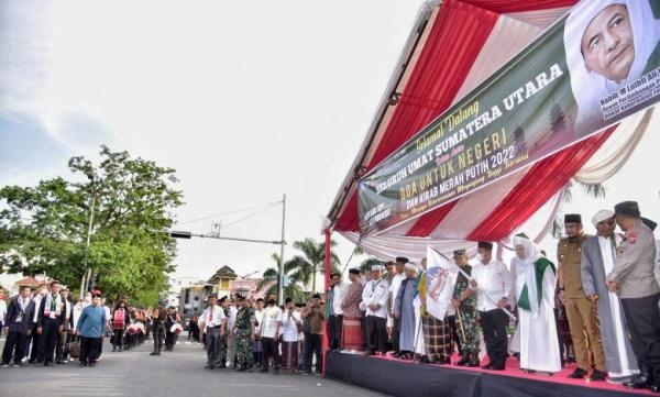 Dampingi Wantimpres Lepas Kirab Merah Putih, Edy Rahmayadi: Sumut ini Kompak